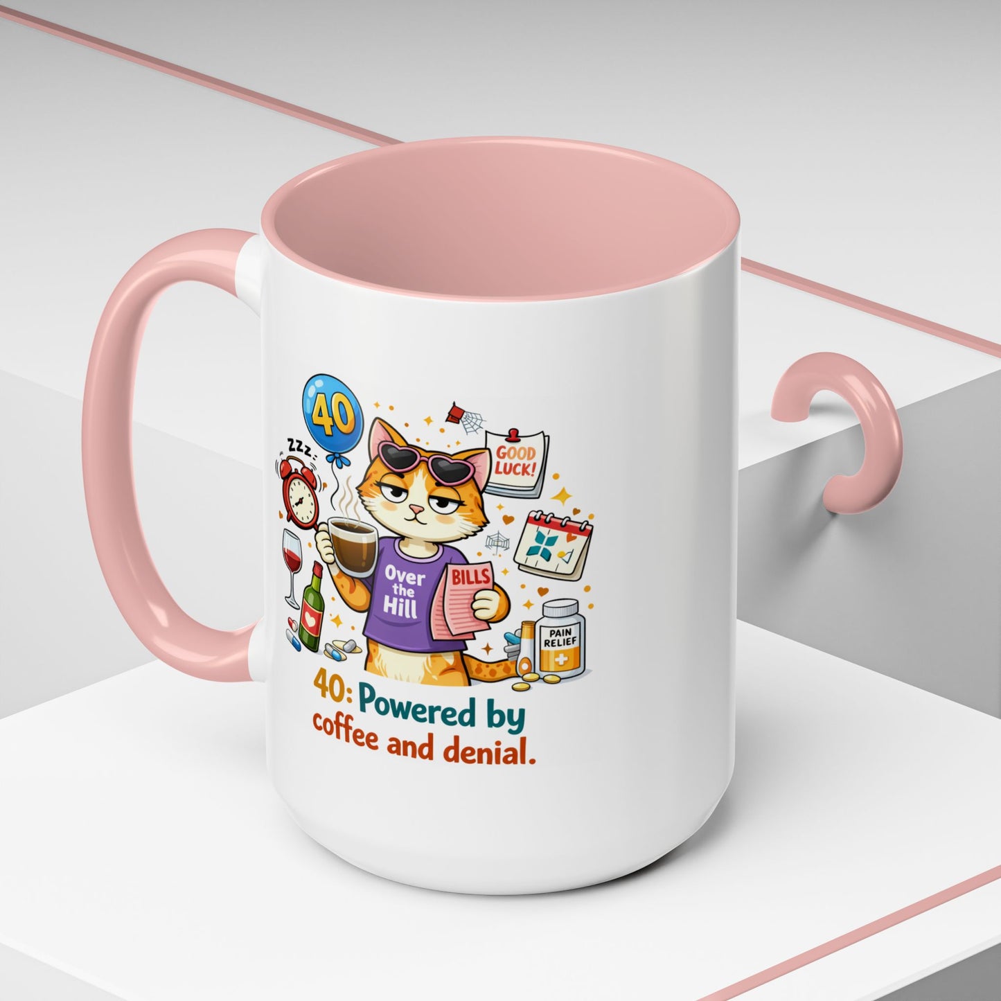 Birthday Mug - 40 Powered By