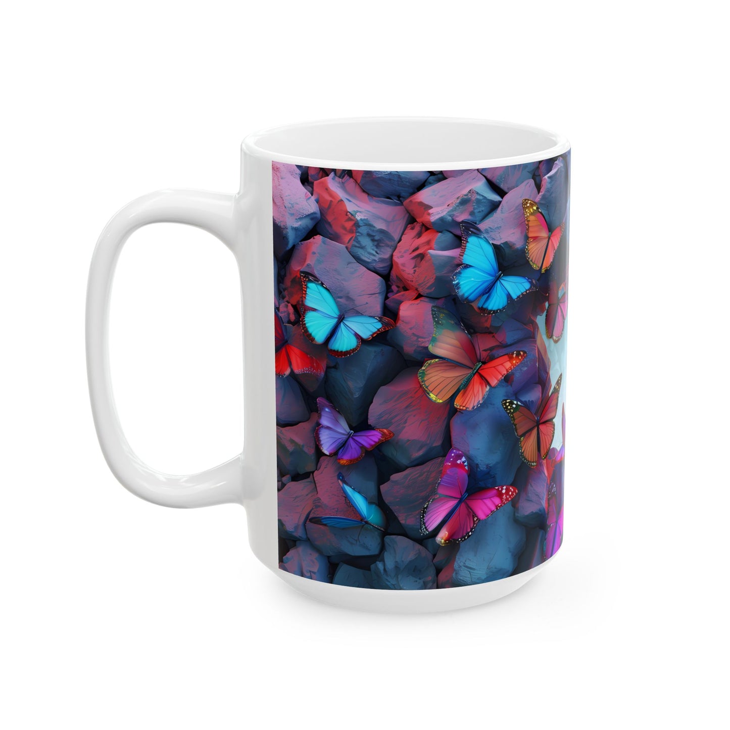 Artistic Mug - Colorful Butterflies