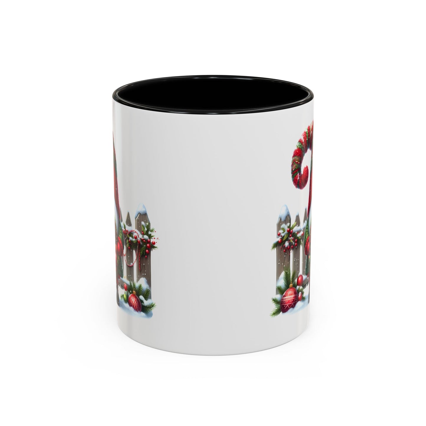 Christmas Mug - Gnome with Christmas Wreath