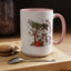 Christmas Mug - Merry Xmas Snowman Tree Present