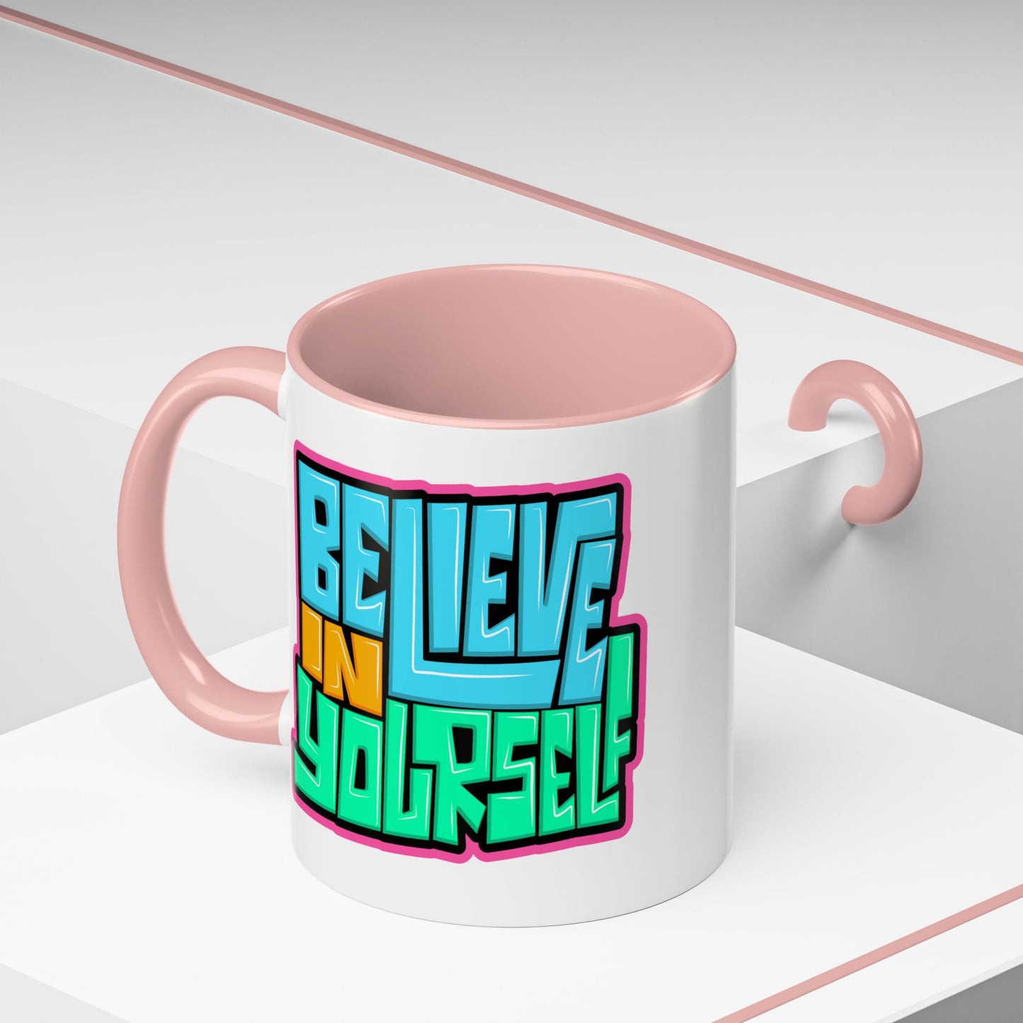 Motivation Mug - Believe In Yourself Graffiti