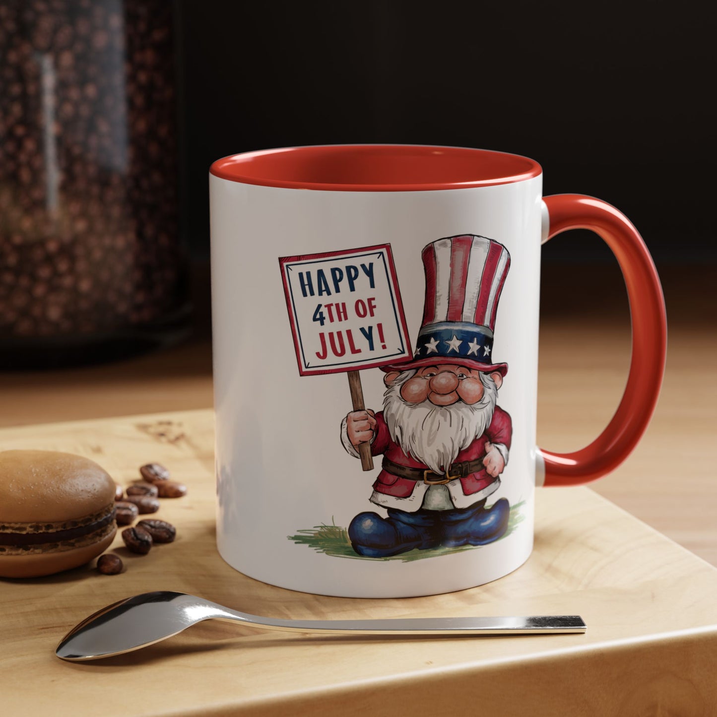 4th of July Mug - American Gnome 8