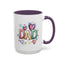 Father's Day Mug - Dad Hearts