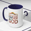4th of July Mug - One Nation Under God Cross Flag