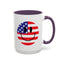 4th of July Mug - America Smiley Face