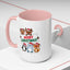 Christmas - Merry Christmas Red & Green Text Reindeer Penguin Bear Fox