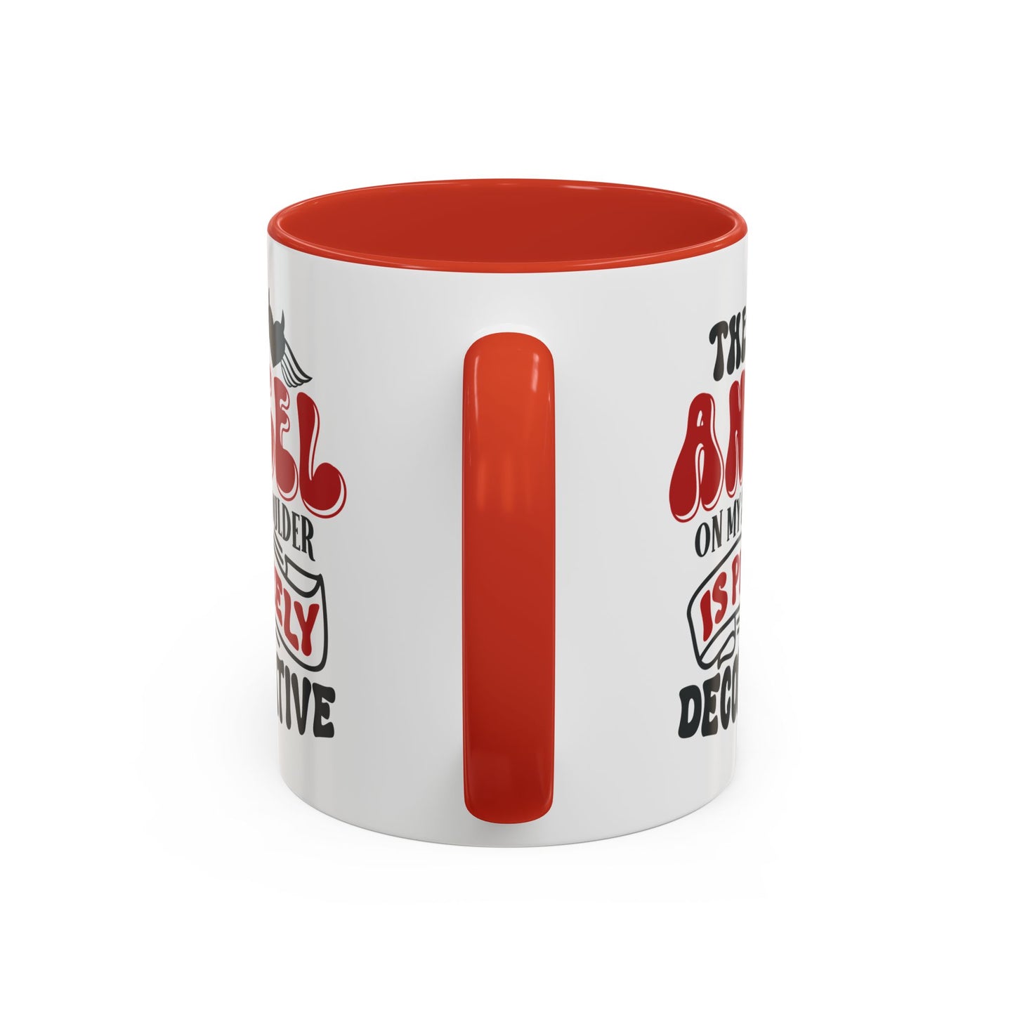 Humor Mug - The Angel on my Shoulder