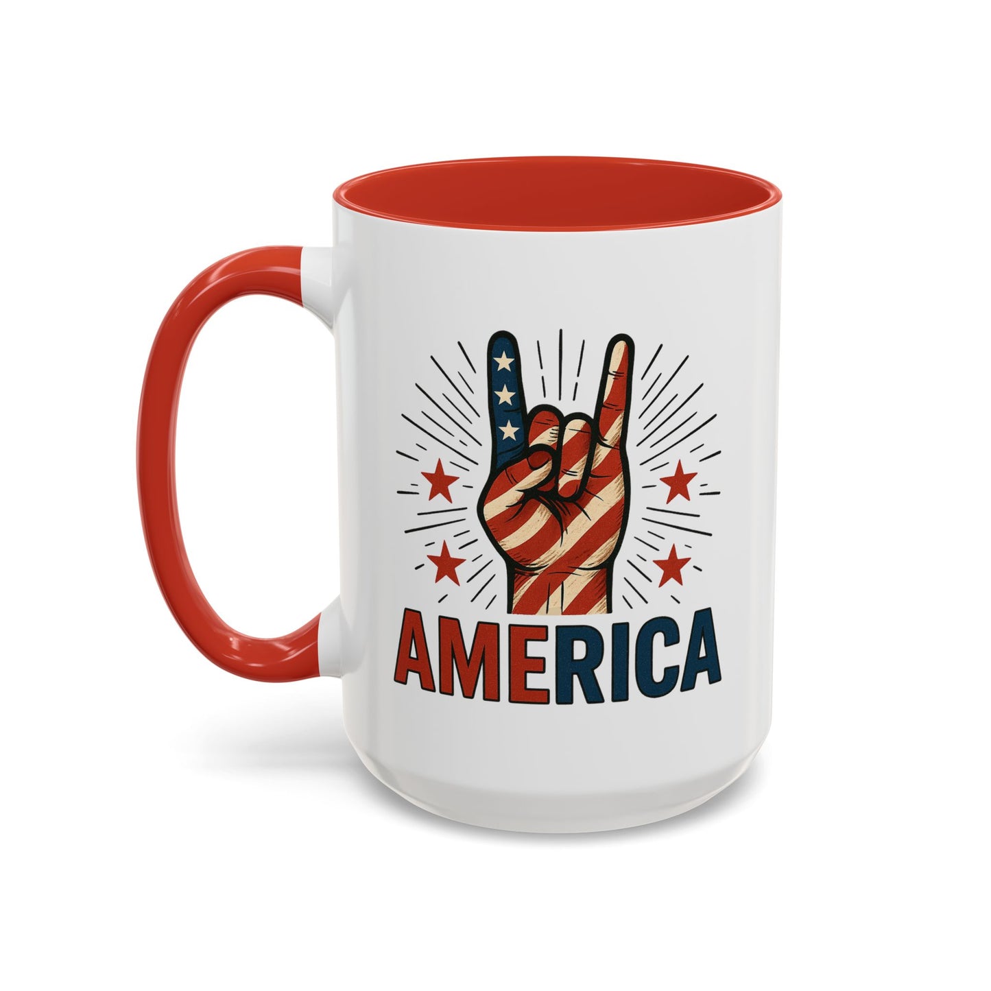 4th of July Mug - America Rock On