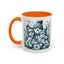 Christmas Mug - Blue Snowman Family