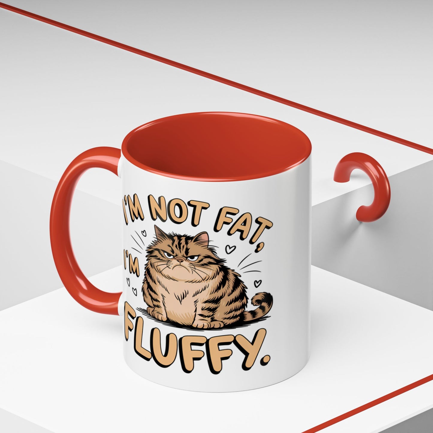Animal Mug - I'm Not Fat I'm Fluffy