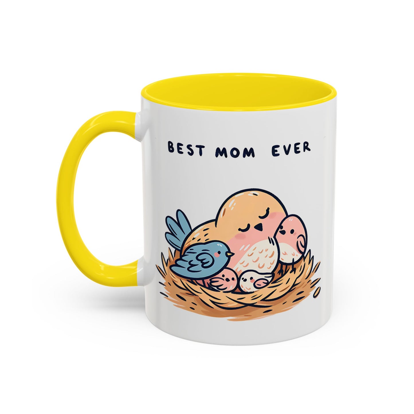 Mother's Day Mug - Best Mom Ever Birds