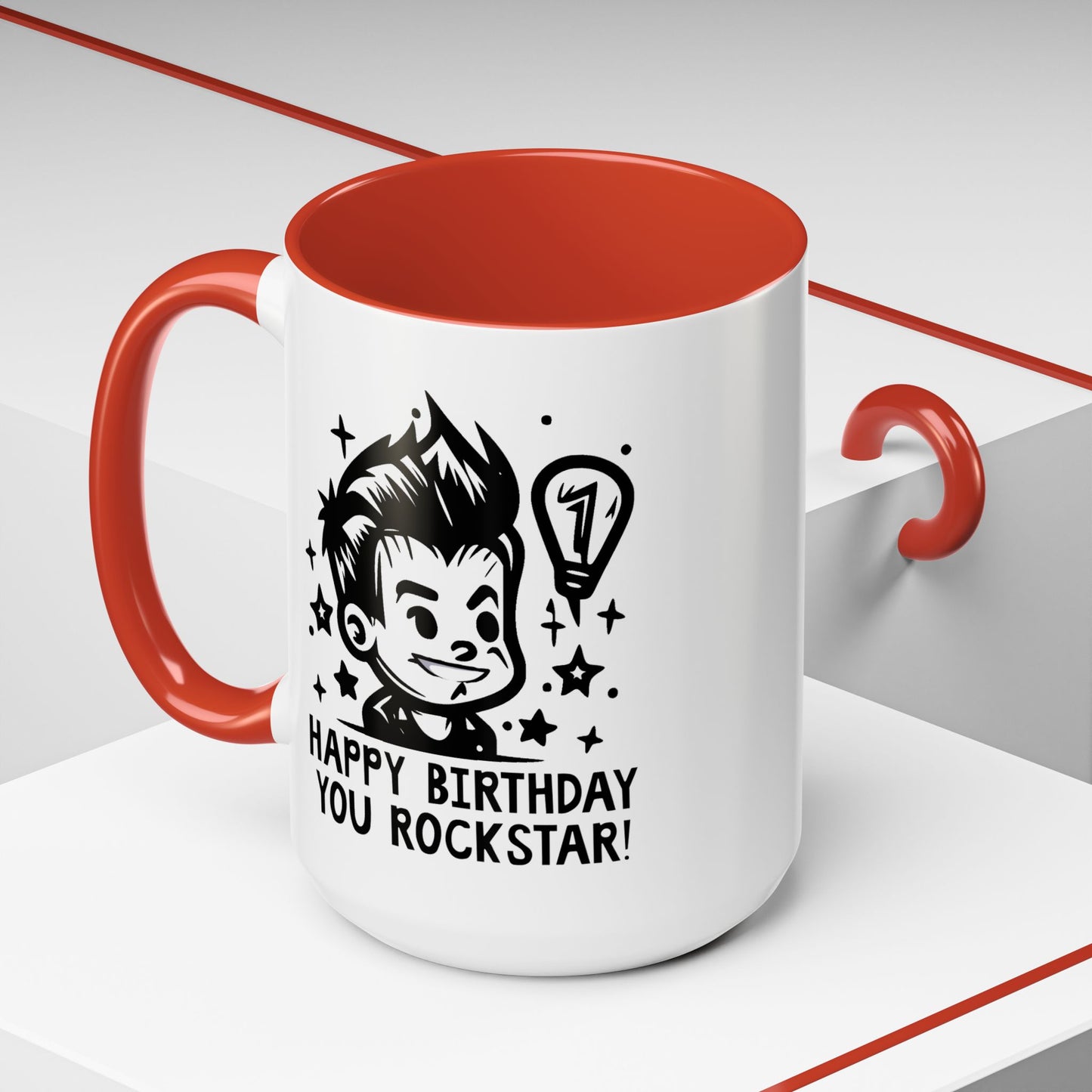 Birthday Mug - You Rockstar!
