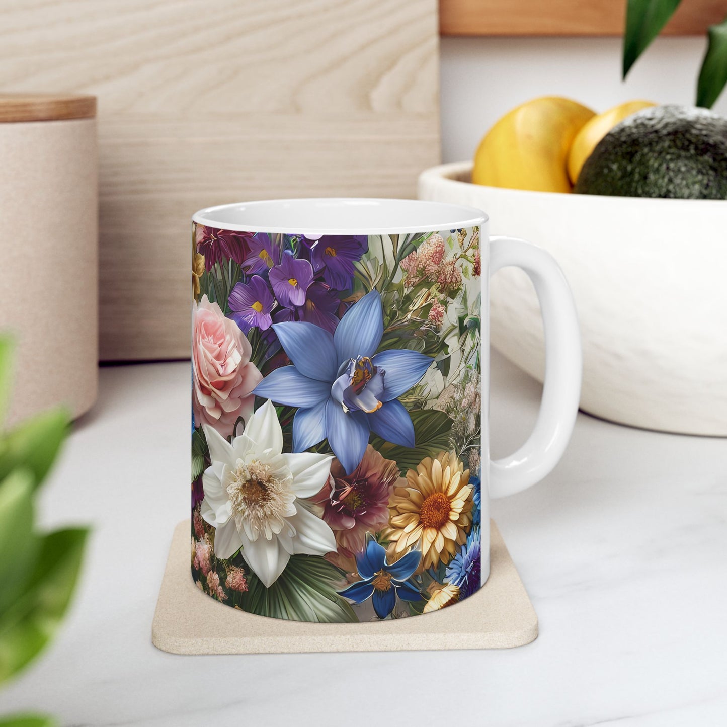 Artistic Mug - Flower Bouquet