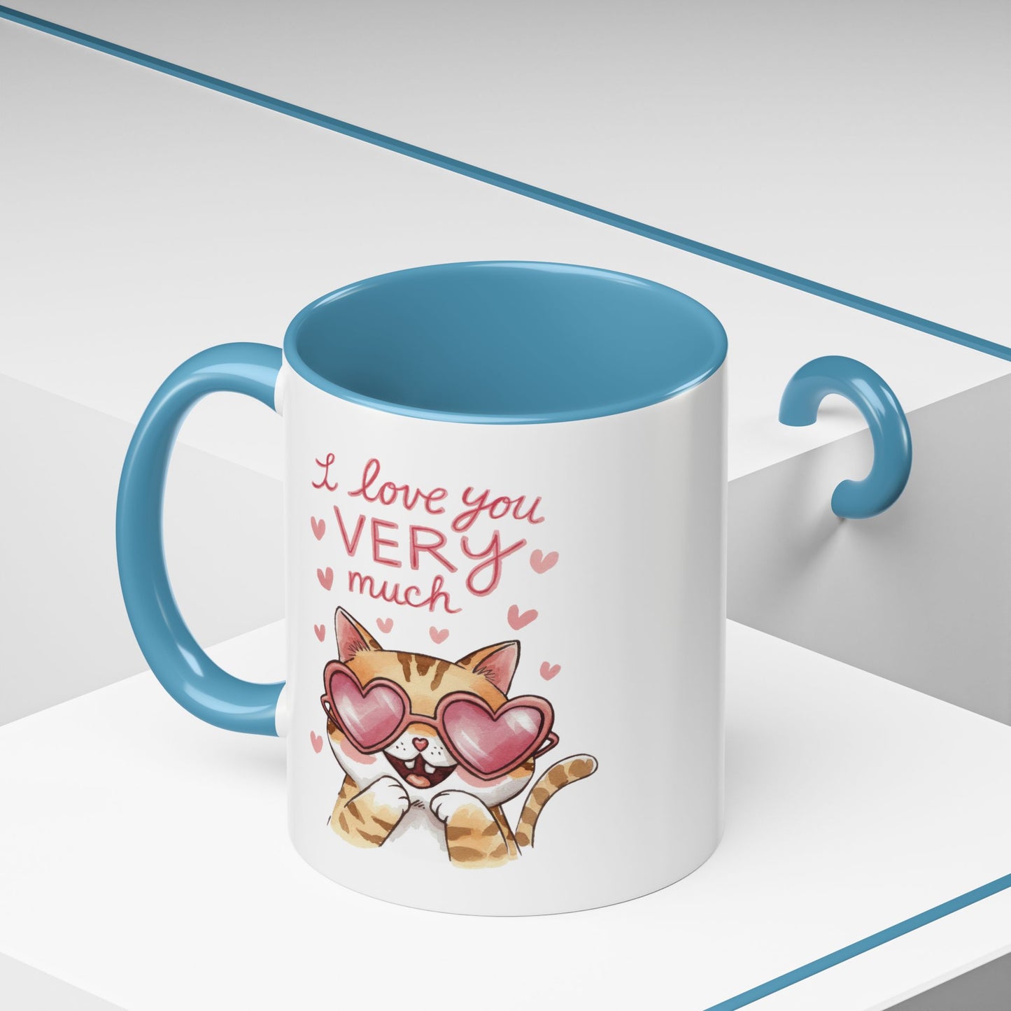 Valentine's Day Mug - I Love You Cat