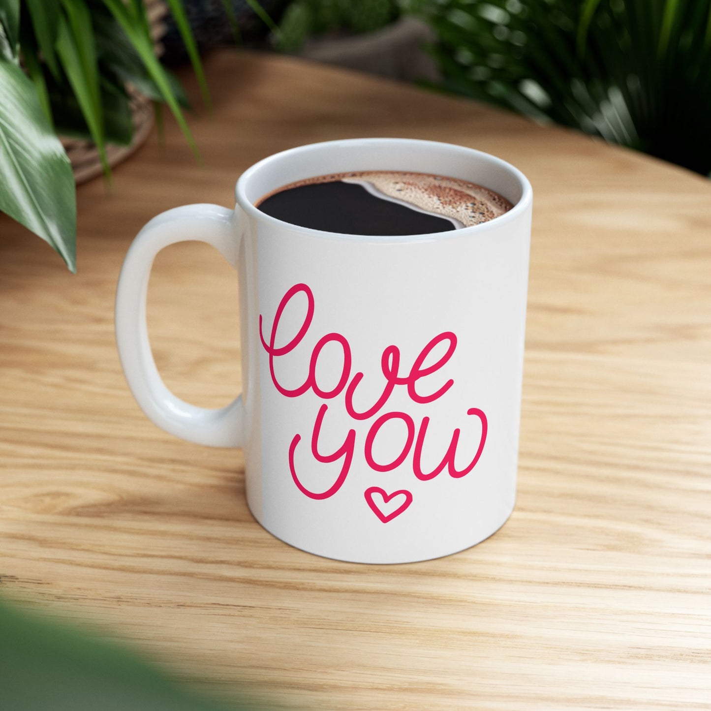 Anniversary Mug - Love You Hand Lettering
