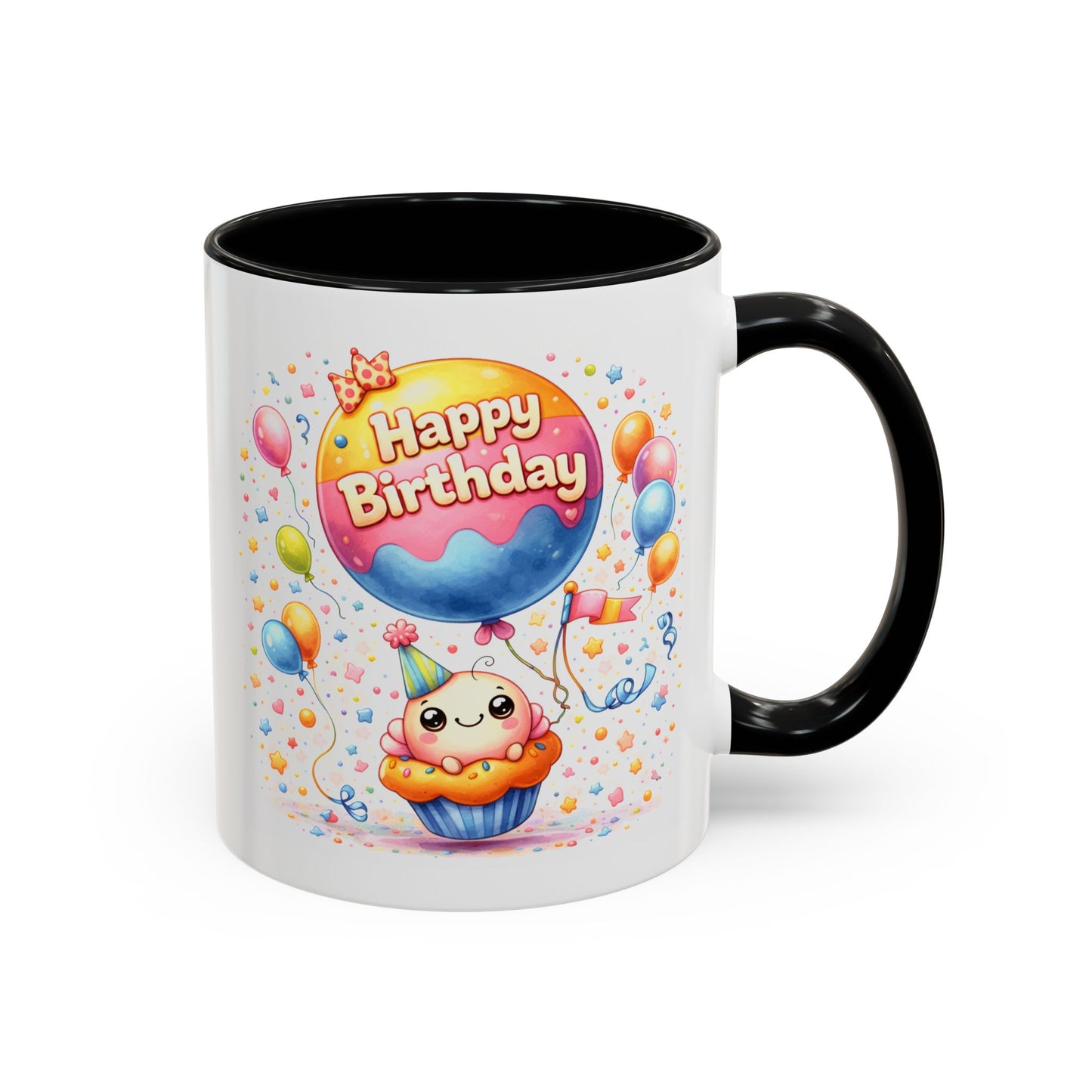 Birthday Mug - Cupcake Balloon