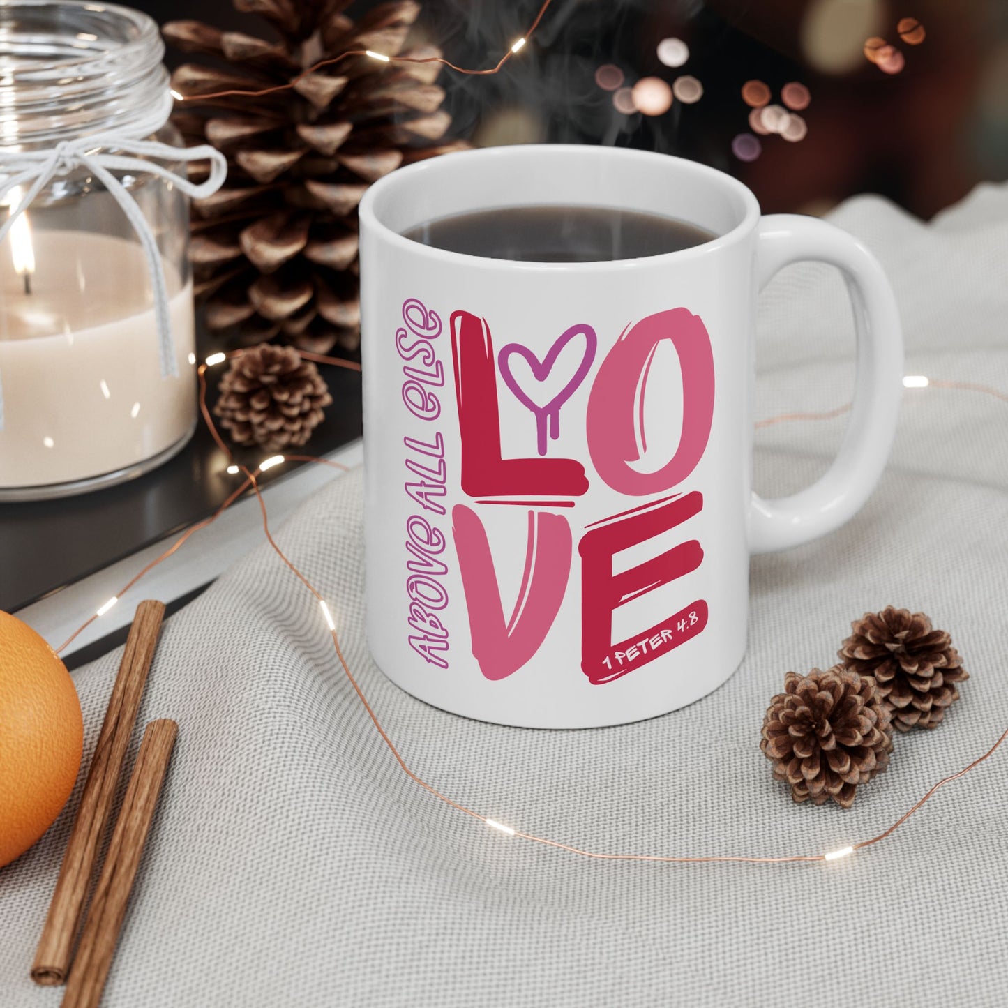 Anniversary Mug - Above All Else Love