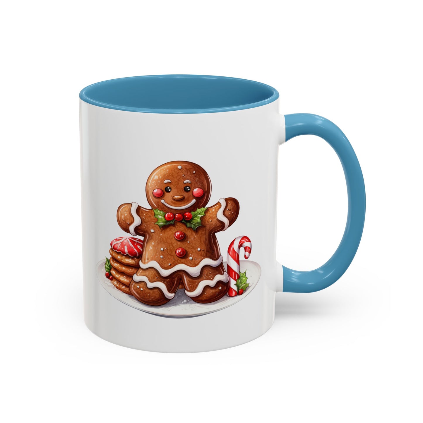 Christmas Mug - Gingerbread Man Cookies and Candy