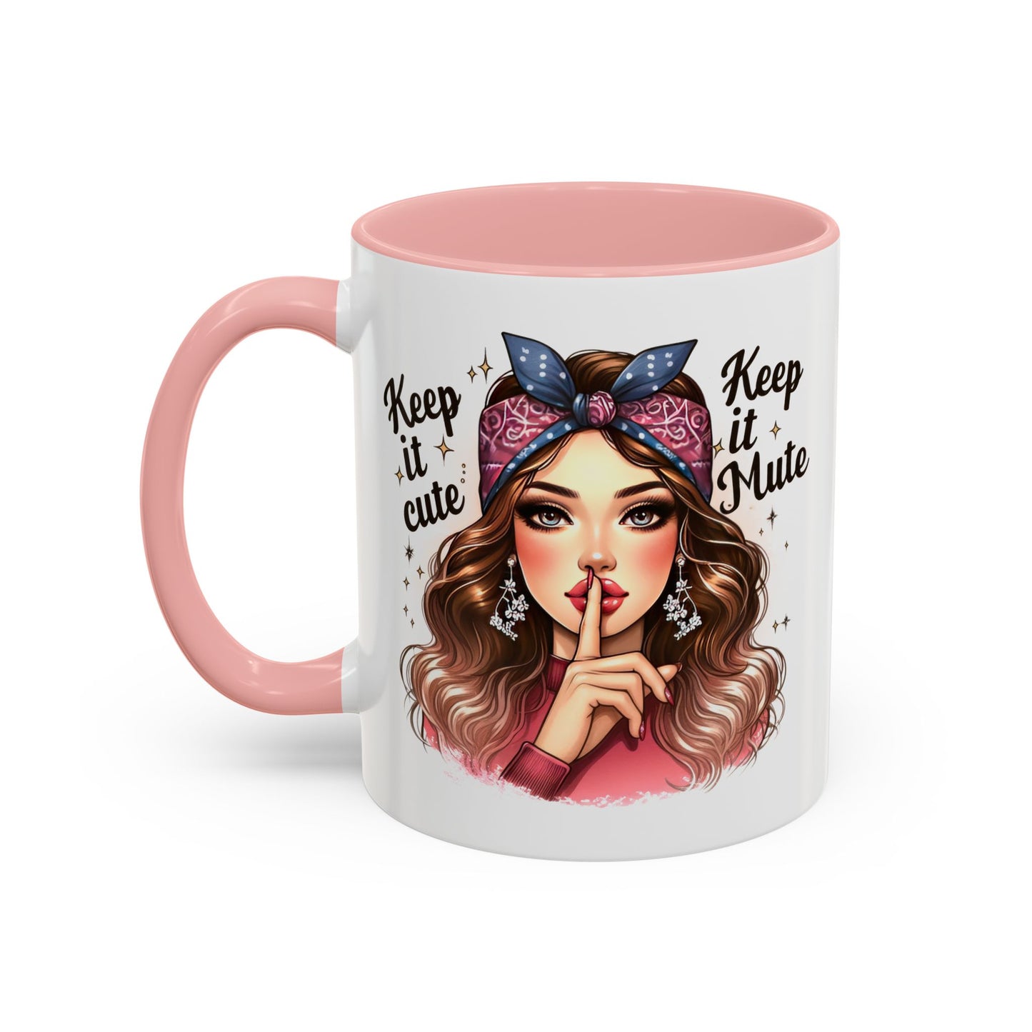 Humor Mug - Keep It Cute Keep It Mute
