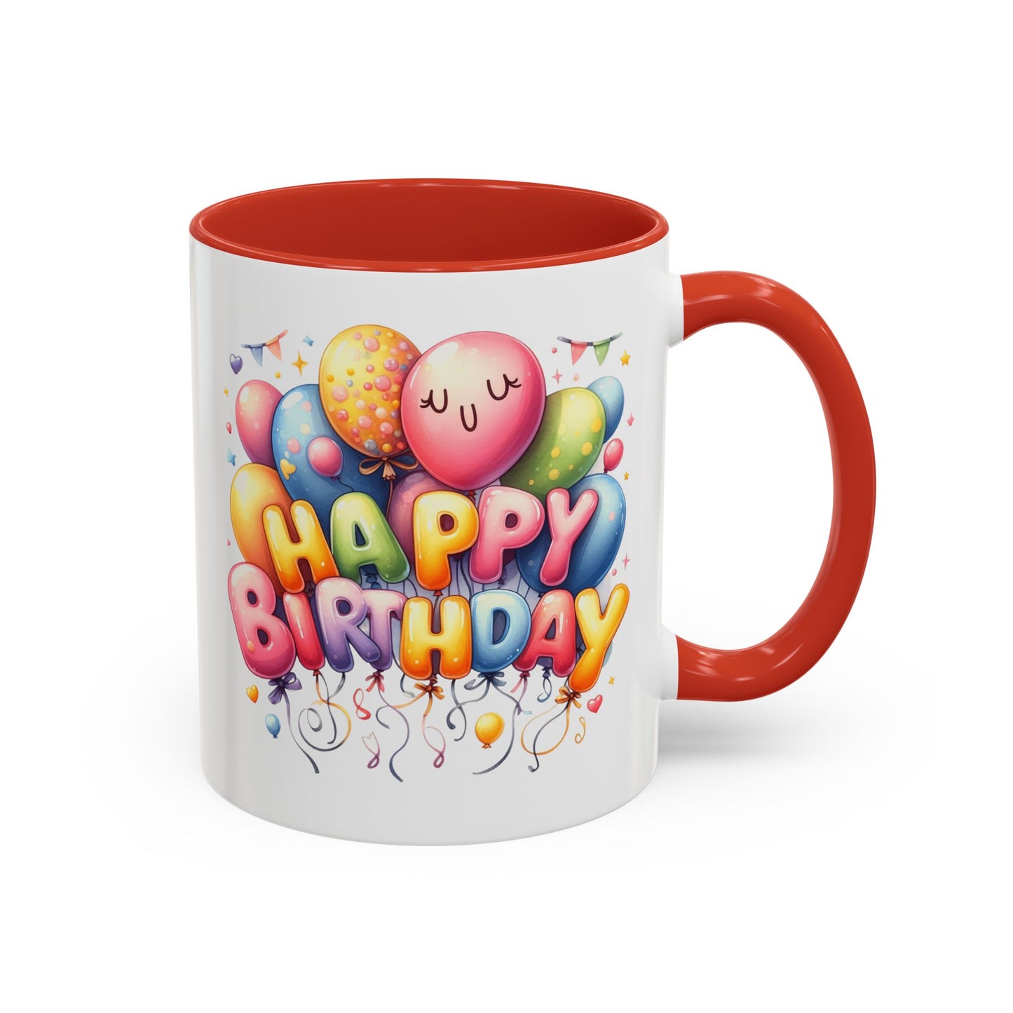 Birthday Mug - Happy Birthday Cute Balloon