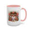 Christmas Mug - Candy Cane Lane White Text Ornaments Candy
