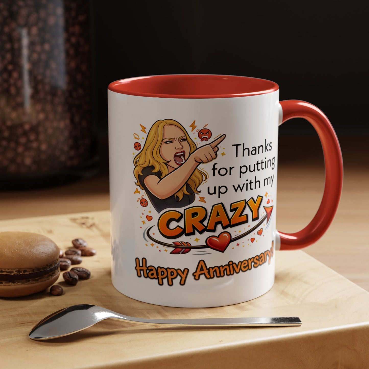 Anniversary Mug - Thanks For Putting Up