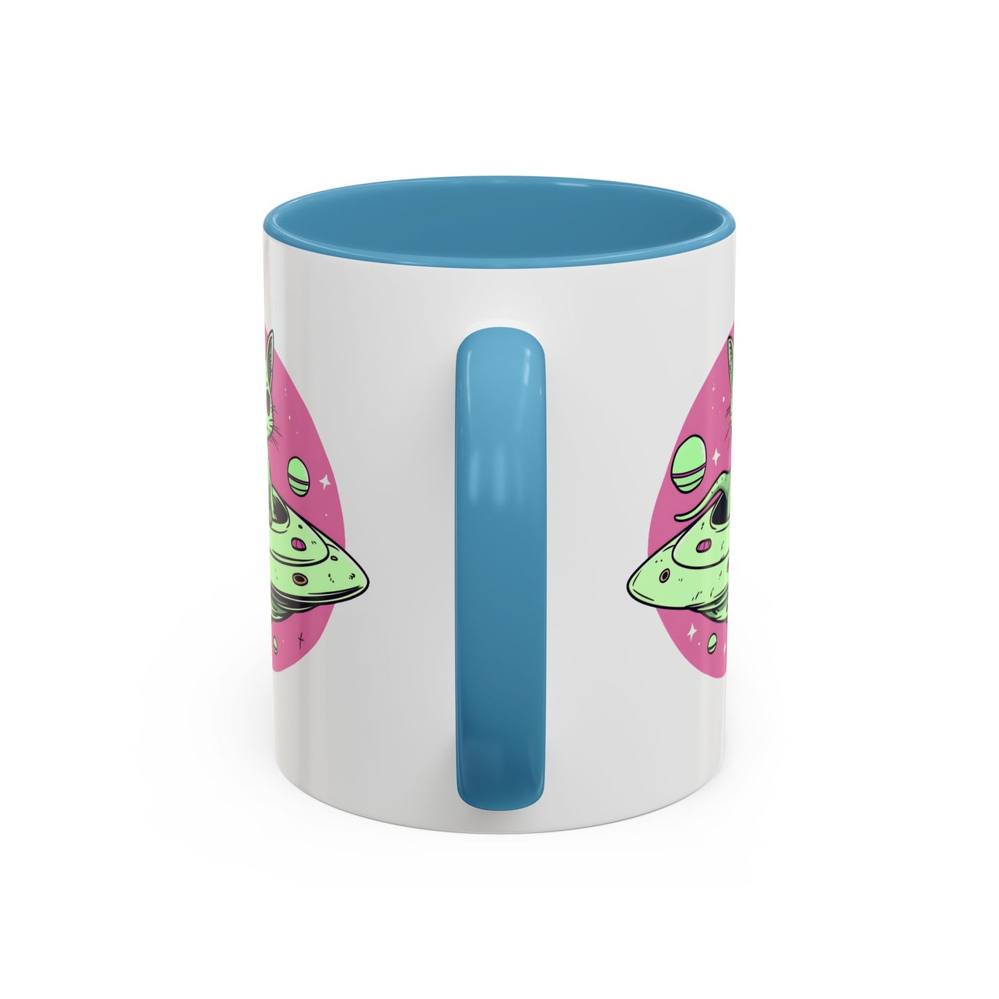 Alien Mug - Flying Saucer Cat