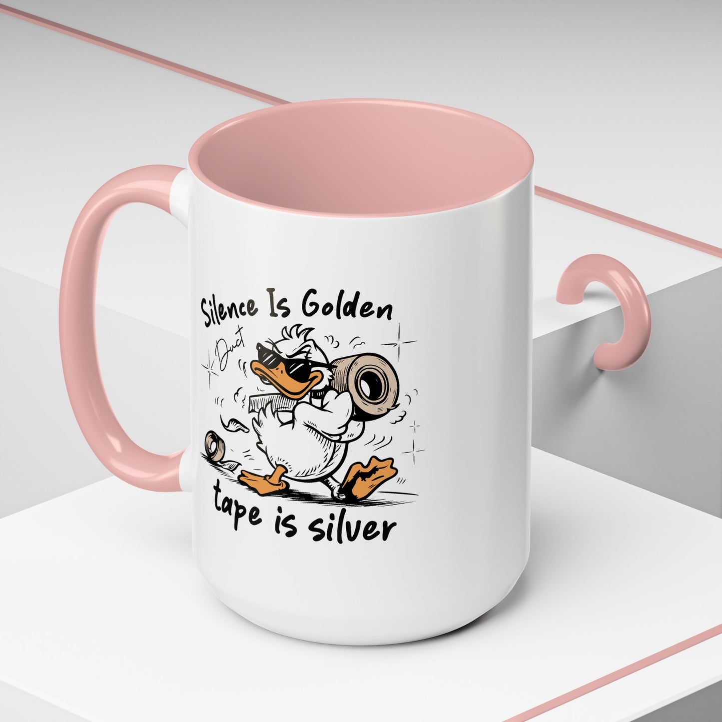 Humor Mug - Silence is Golden Duct Tape is Silver