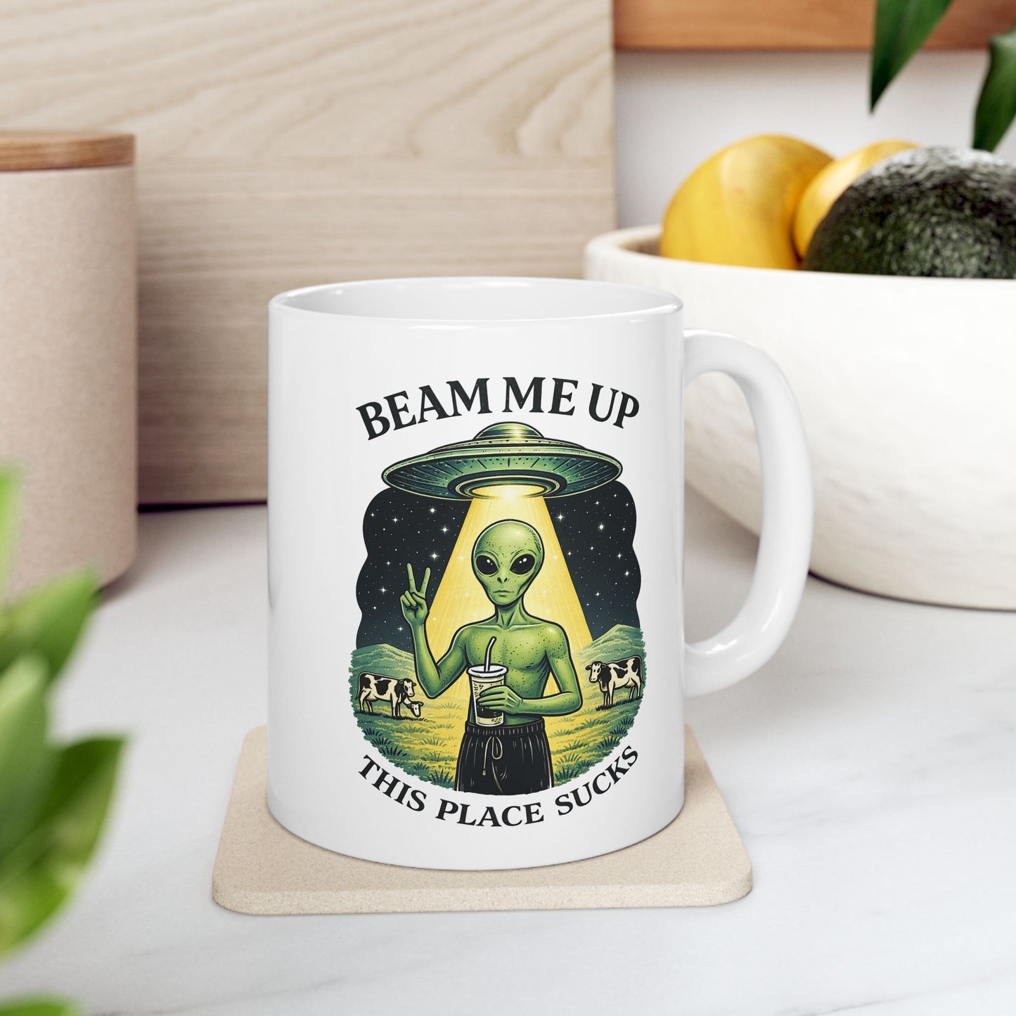 Alien Mug - Beam Me Up