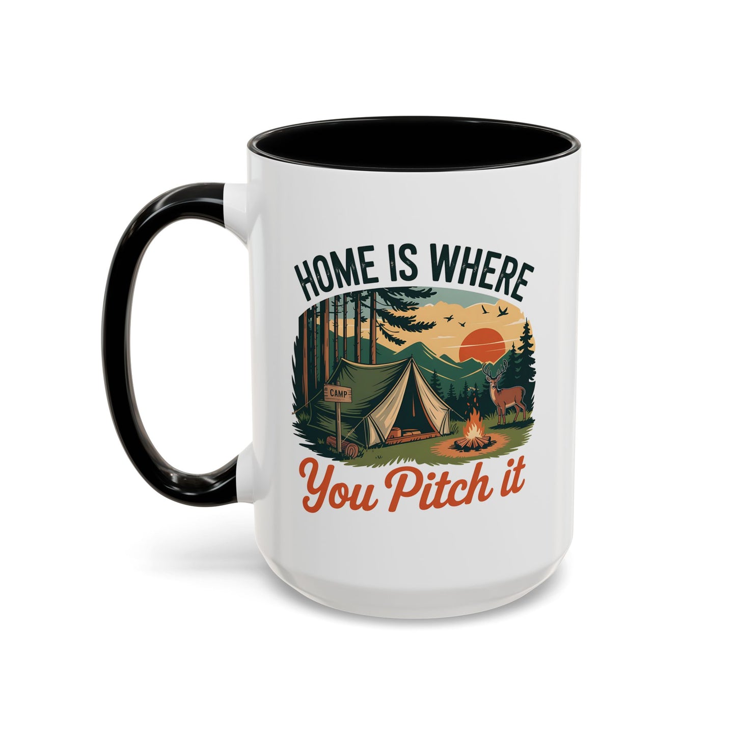 Adventure Mug - Home Is Where You Pitch It