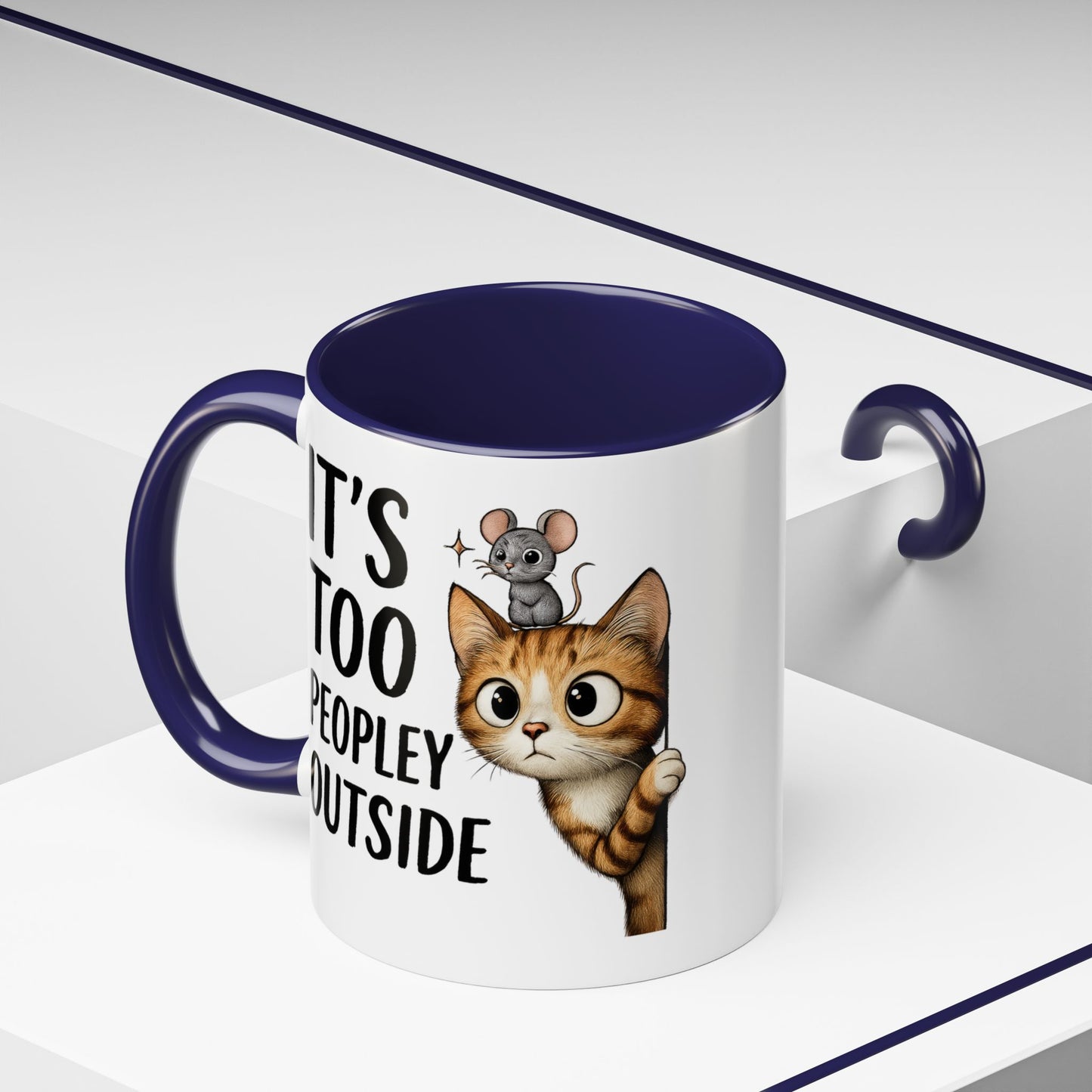Animal Mug - It's Too Peopley Outside