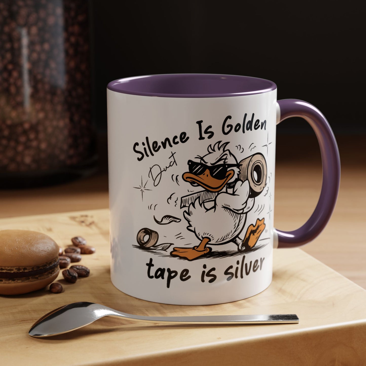 Humor Mug - Silence is Golden Duct Tape is Silver