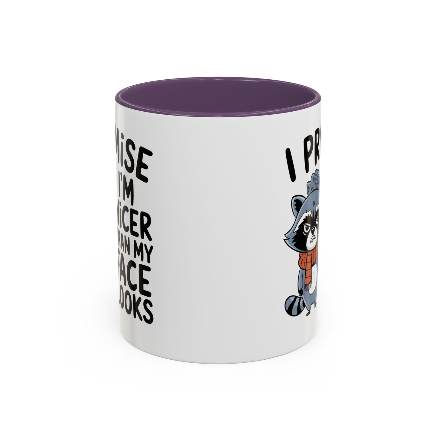 Humor Mug - I Promise I'm Nicer Than My Face Looks