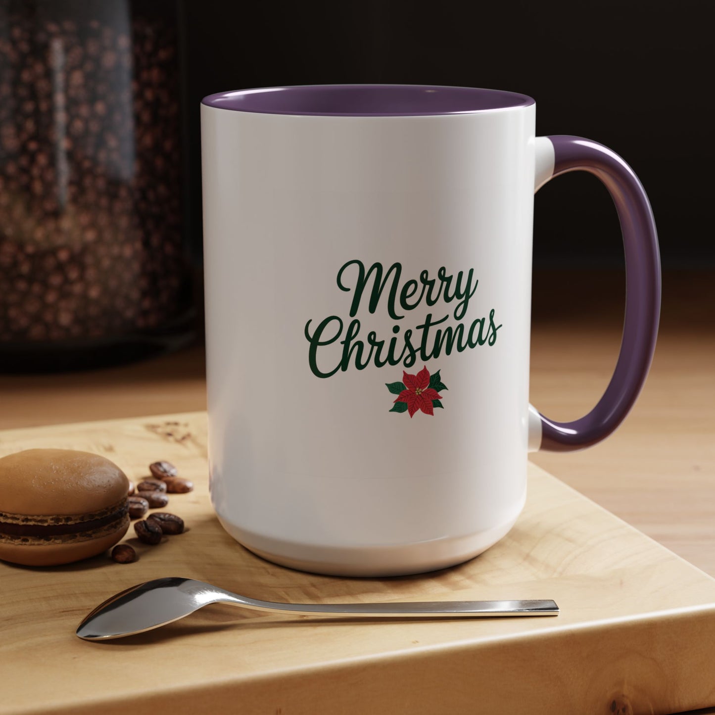 Christmas Mug - Merry Christmas Green Text