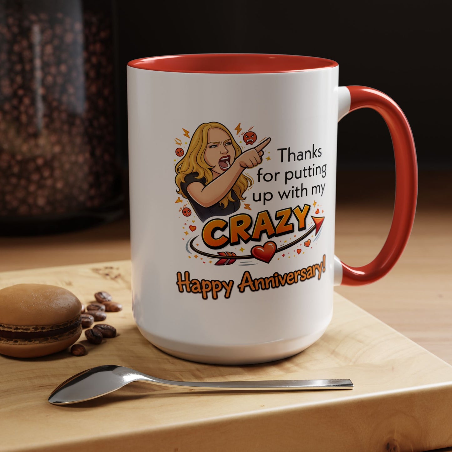 Anniversary Mug - Thanks For Putting Up