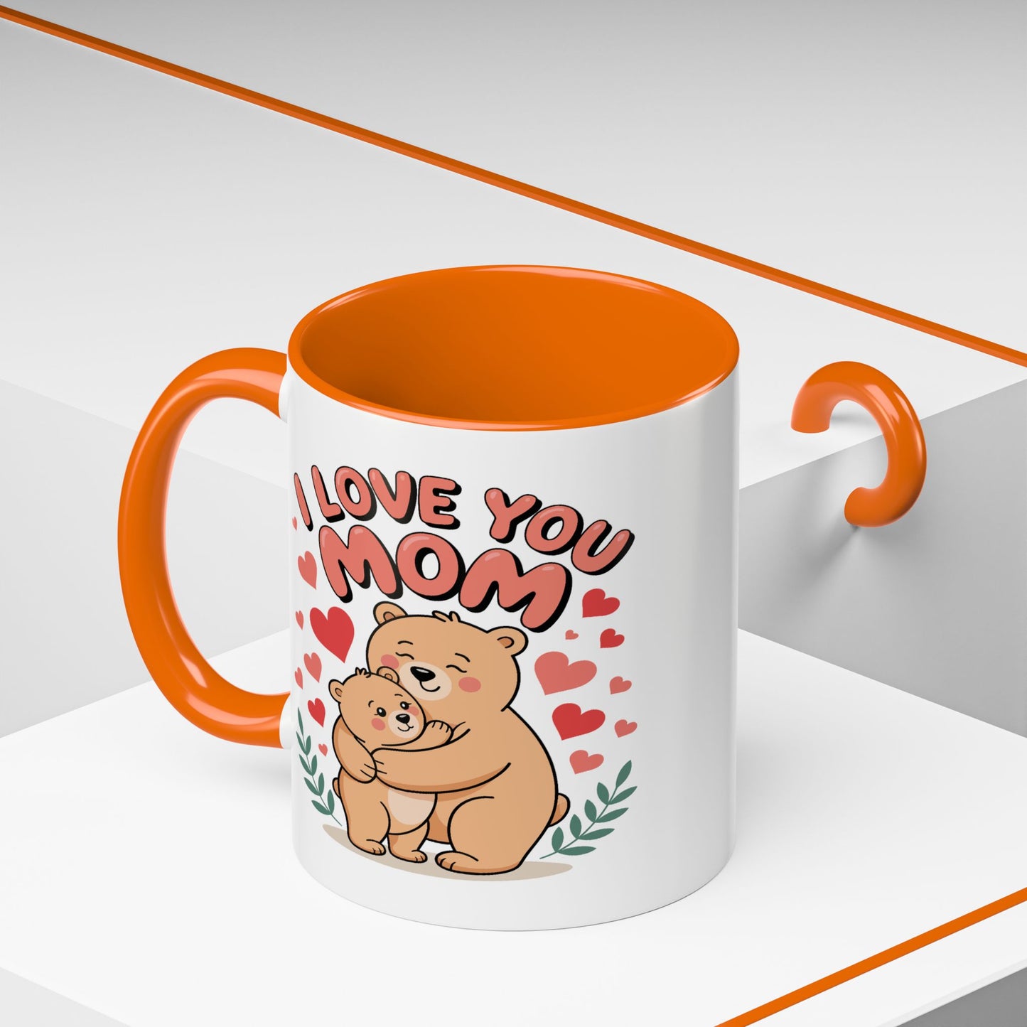 Mother's Day Mug - I Love You Mom Bear