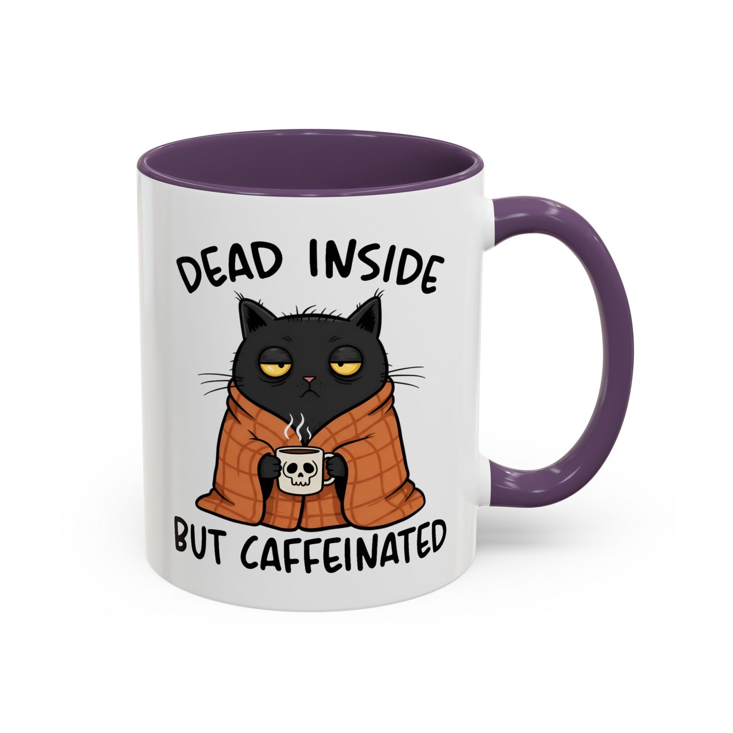 Animal Mug - Dead Inside But Caffeinated