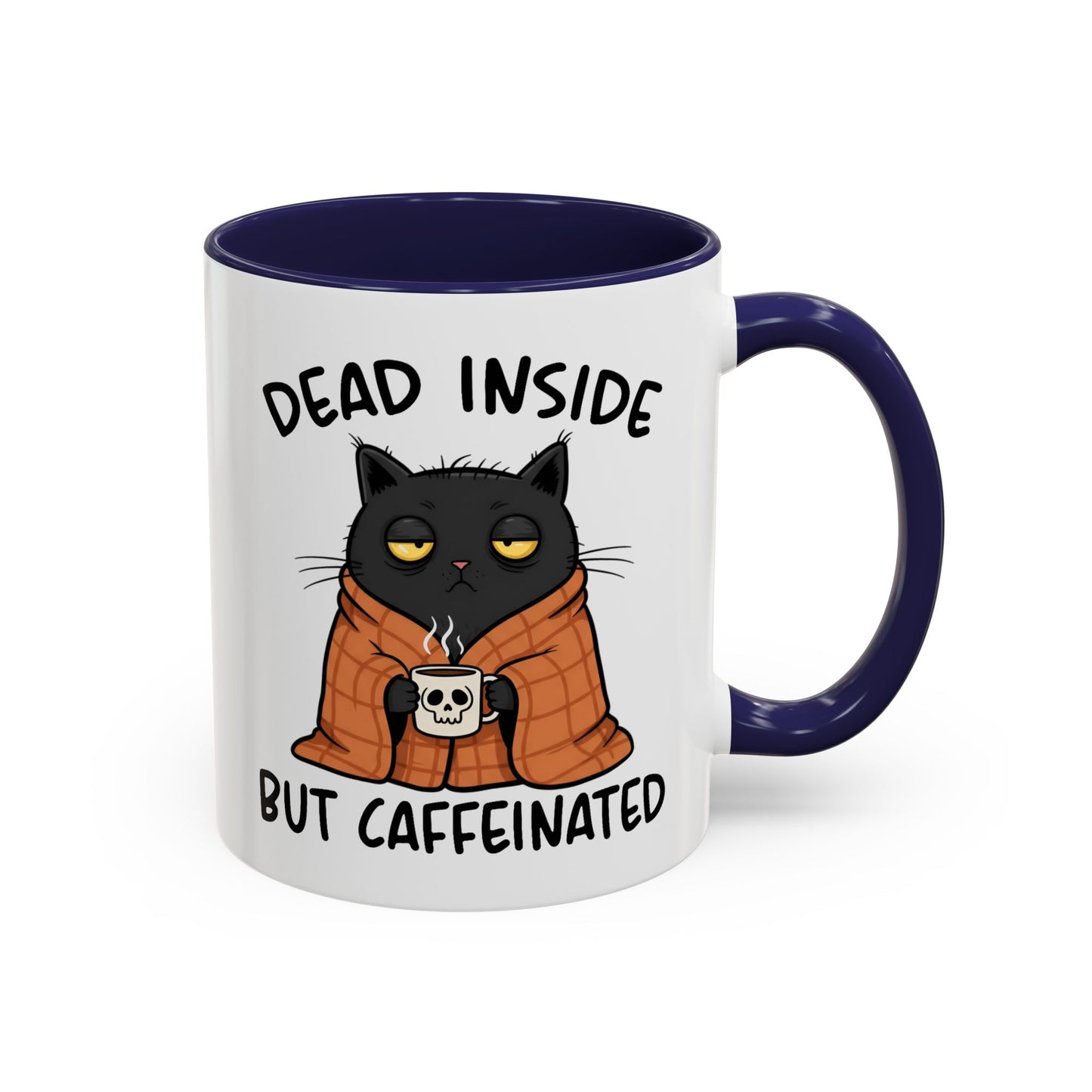 Animal Mug - Dead Inside But Caffeinated