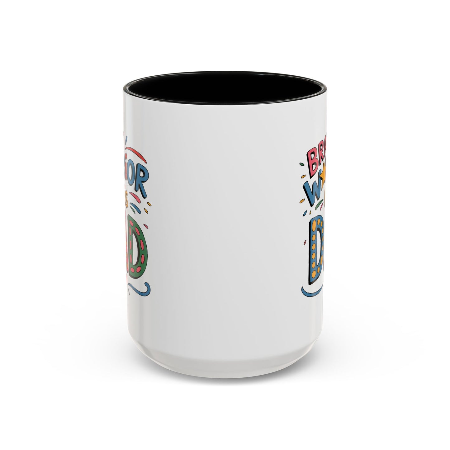 Father's Day Mug - Dad Brave Warrior