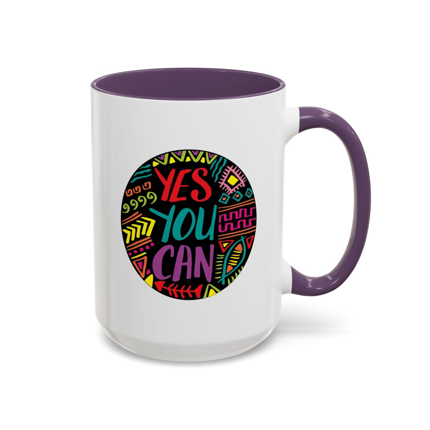 Motivation Mug - Yes You Can Badge