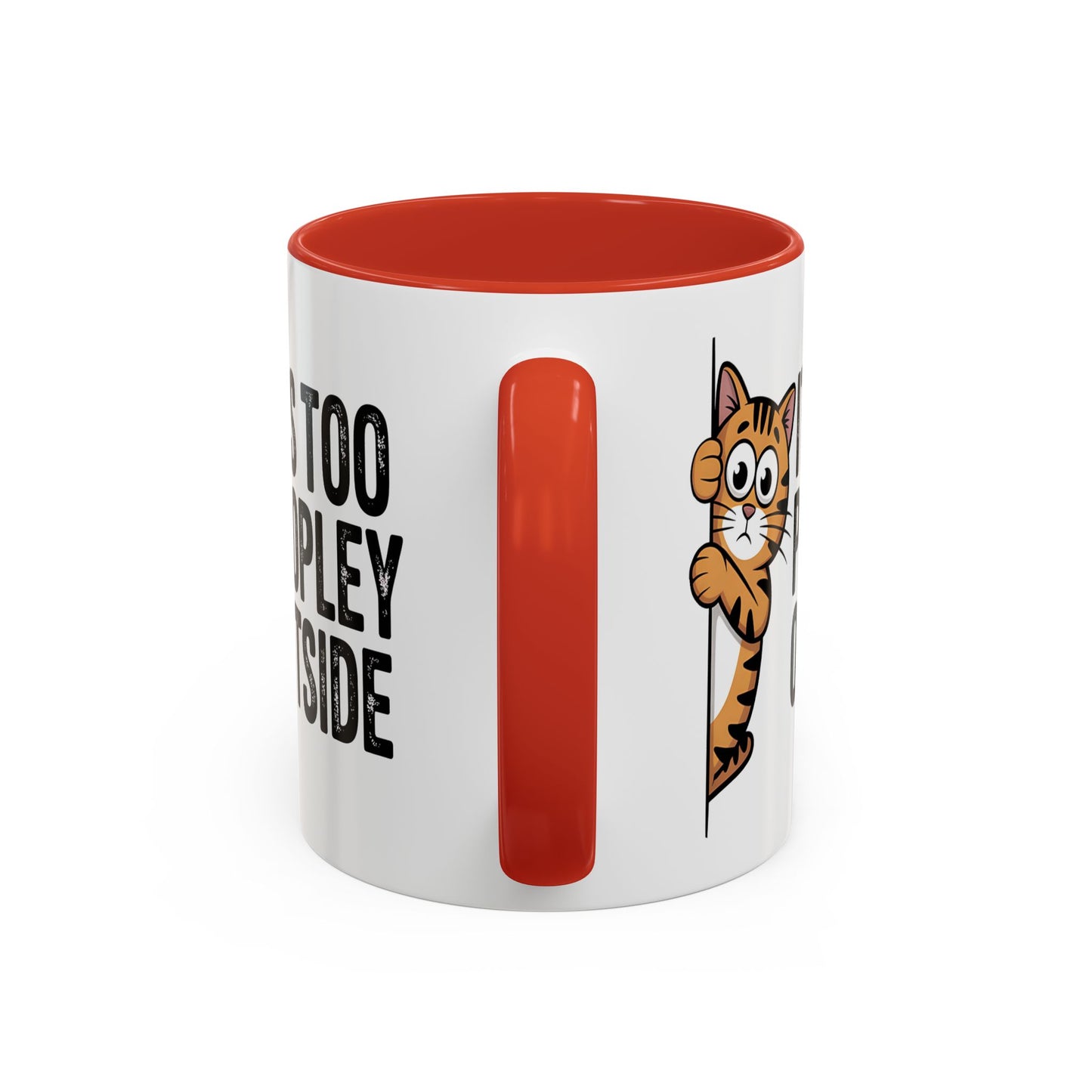 Animal Mug - It's Too Peopley Outside