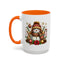 Christmas Mug - Gold Snowman