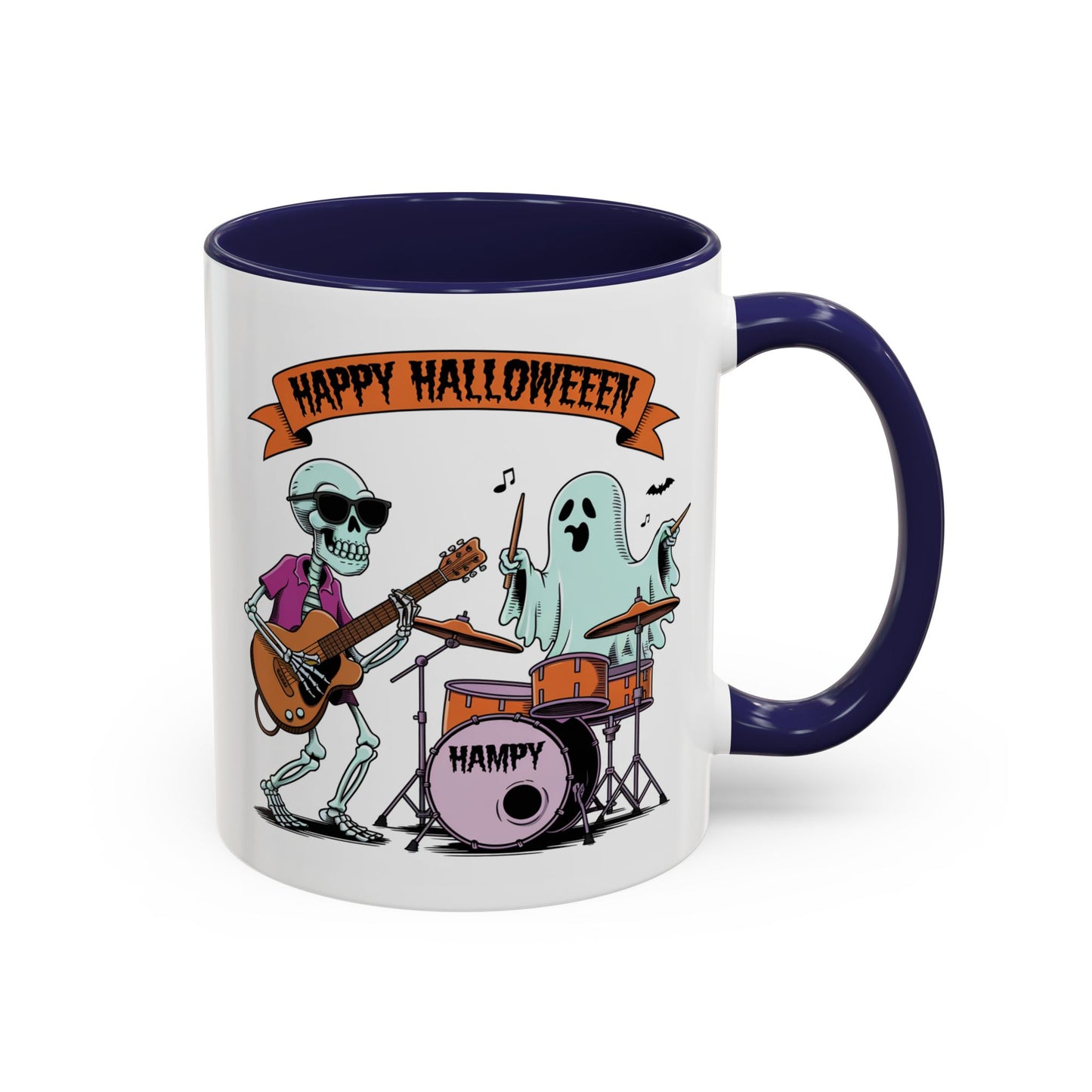 Halloween Mug - Skeleton & Ghost Band
