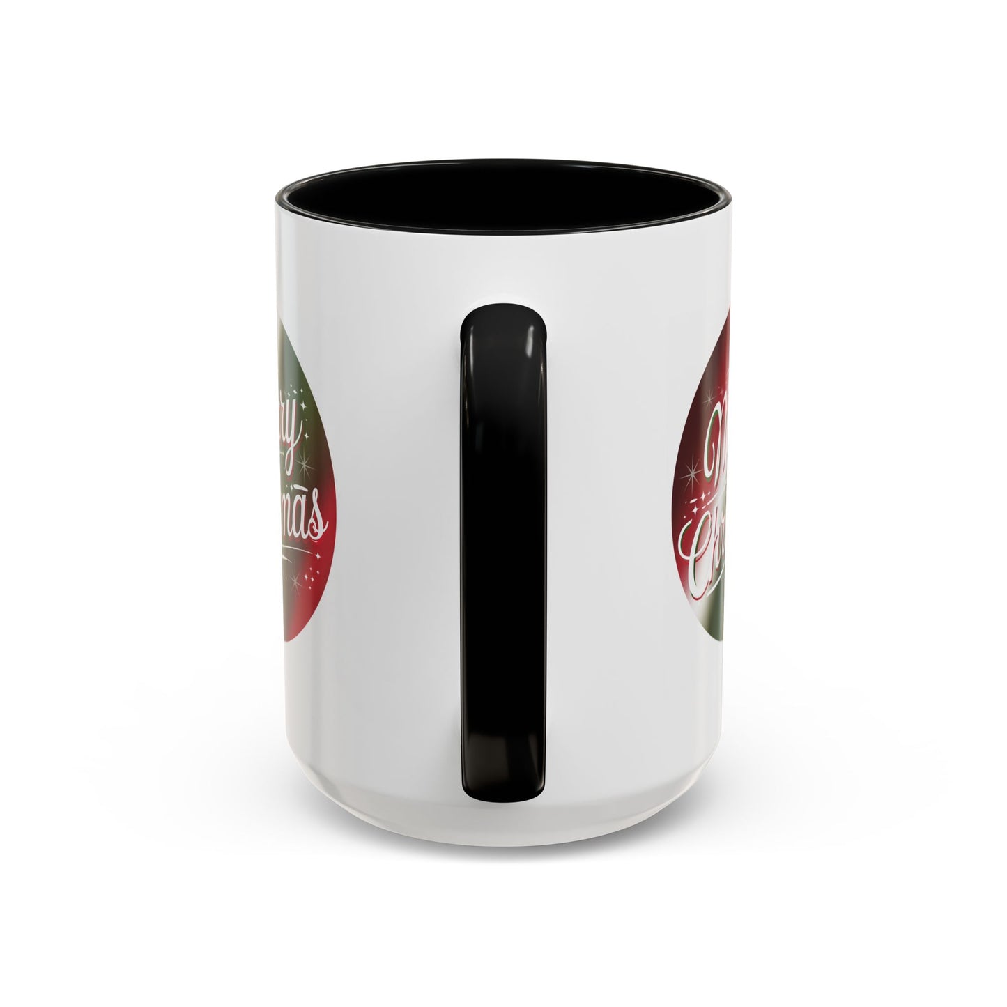 Christmas Mug - Merry Christmas White and Red Text Decoration