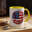 4th of July Mug - Baseball American Flag