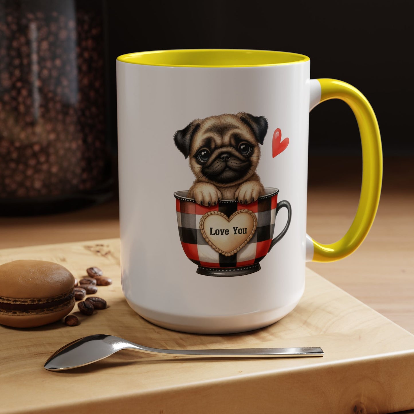 Anniversary Mug - Love You Dog Coffee Cup