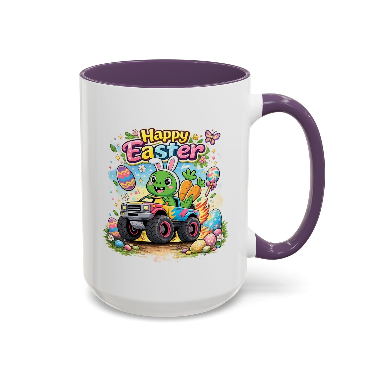 Easter Mug - Dinosaur Monster Truck