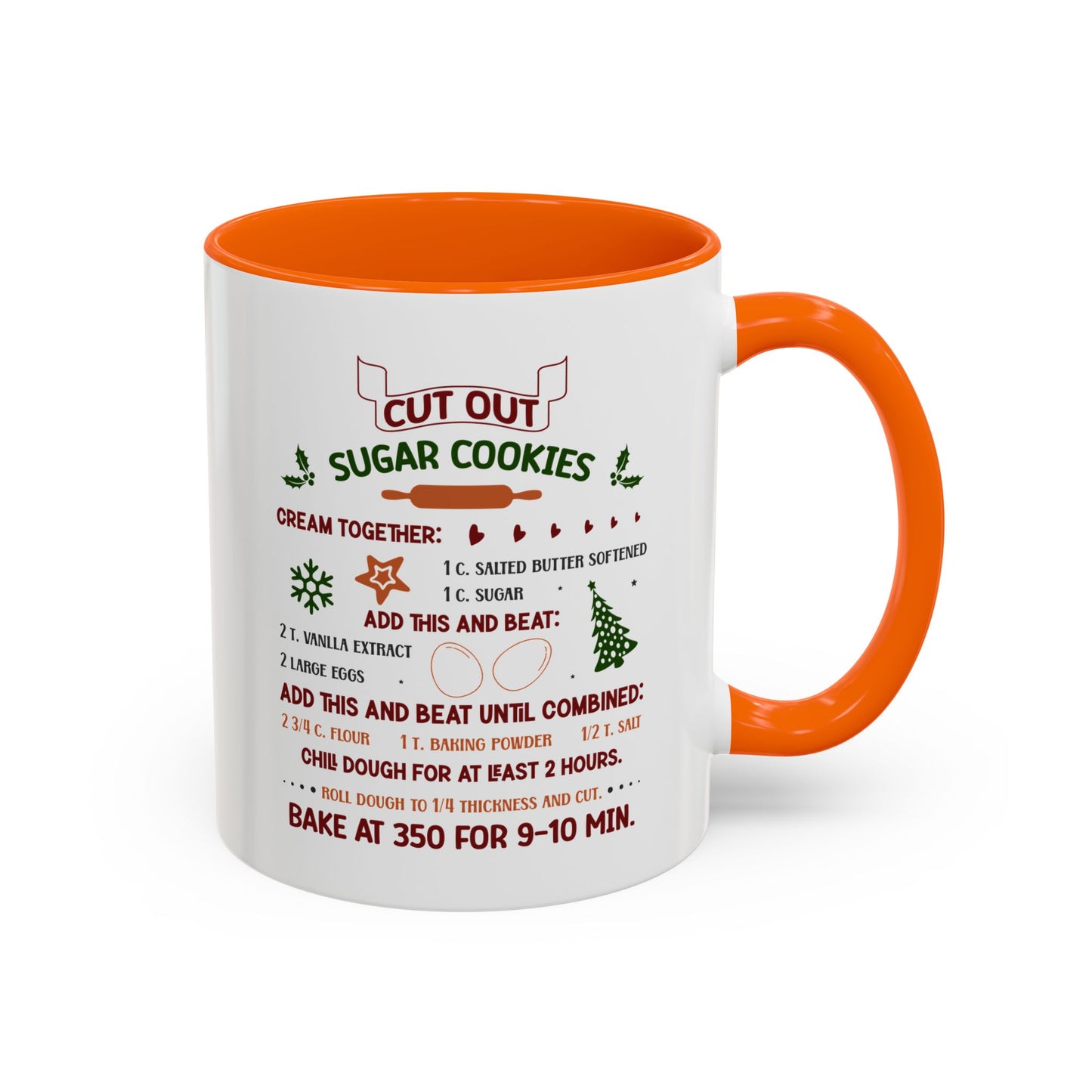 Christmas Mug - Cut Out Sugar Cookies Recipe