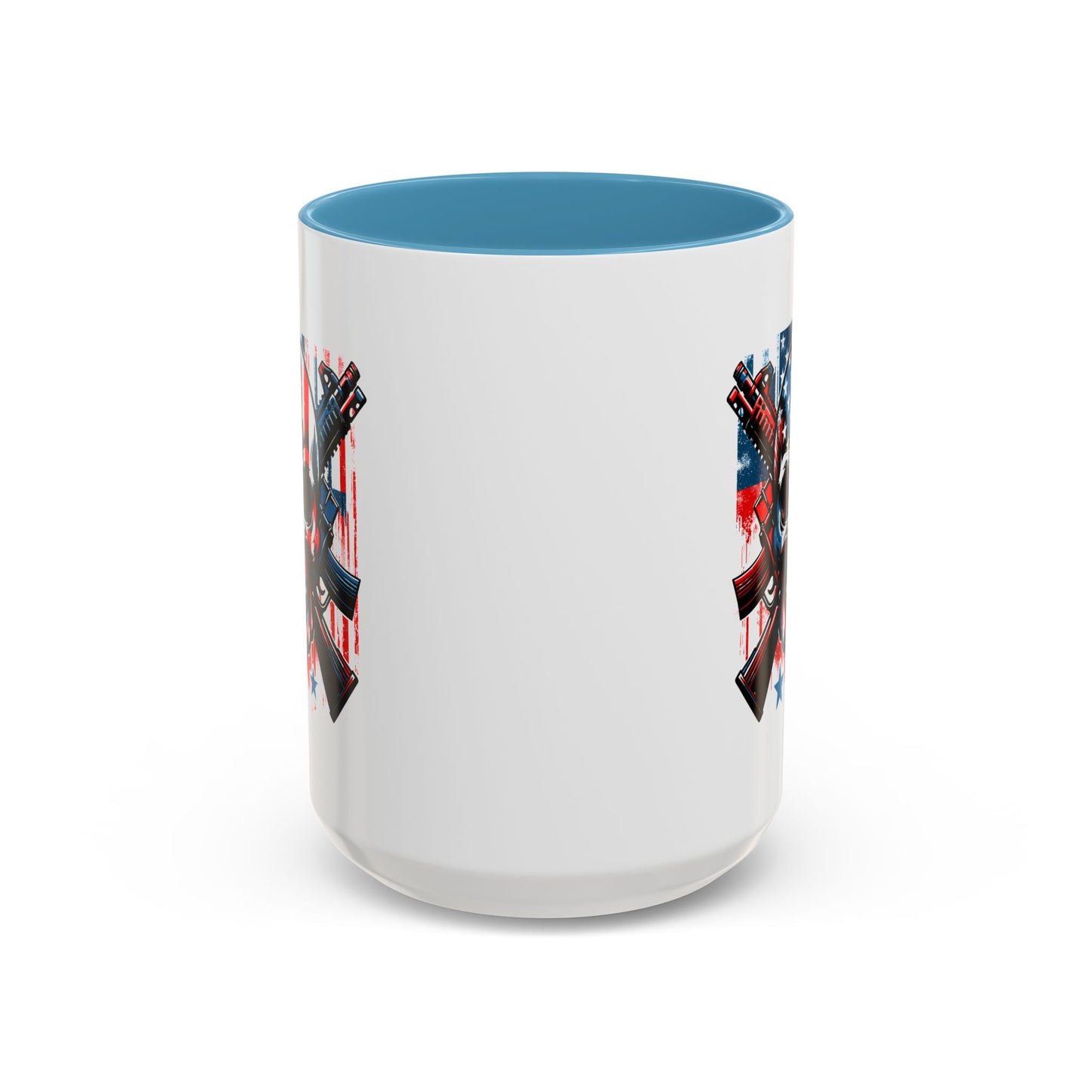 4th of July Mug - Skull With American Flag