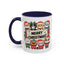 Christmas Mug - Merry Christmas Black Text Cute Animals